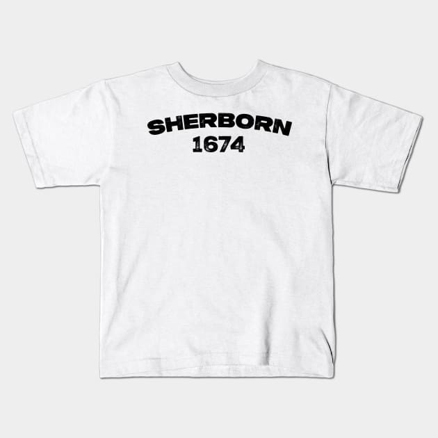 Sherborn, Massachusetts Kids T-Shirt by Rad Future